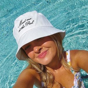 Meet me at the pool bucket hat